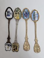 4er Set Löffel mit Schweizer Motiven, Souvenir-Löffel