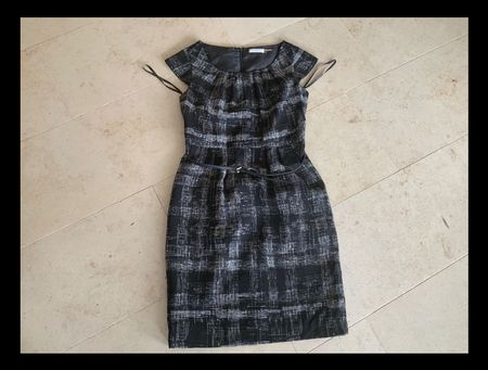 Calvin Klein Kleid, Grösse 6, Schwarz/Grau - Top Zustand!