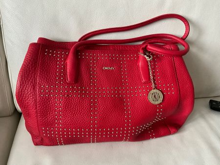 DKNY Tasche Leder rot