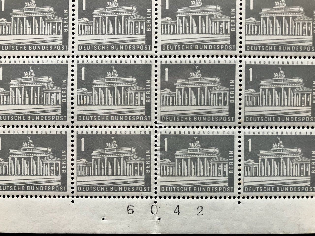 Tutti i francobolli: Berlin Bogen 1Pf 1956 postfrisch – Usato da Nesslau venduto da andi_hon 2