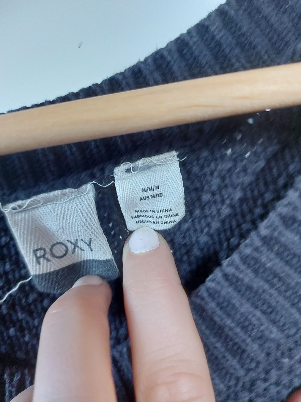 Roxy Maglioni & Felpe: schwarzer Baumwoll-Strickpullover – Usato da Lotzwil venduto da sarah._g 2