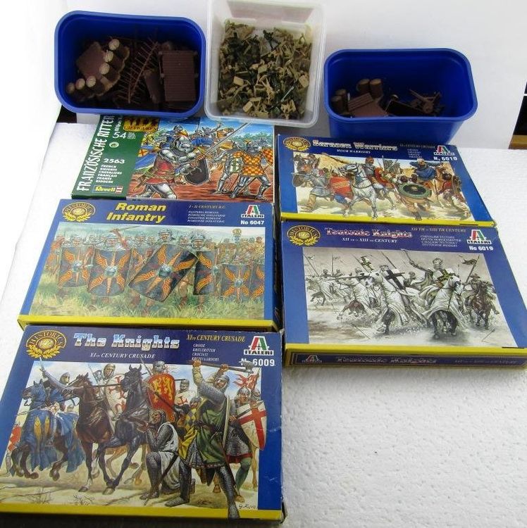 Römer - Ritter - Soldaten - 1:72 - z.T. bemalt oder in OVP (Gebraucht ...