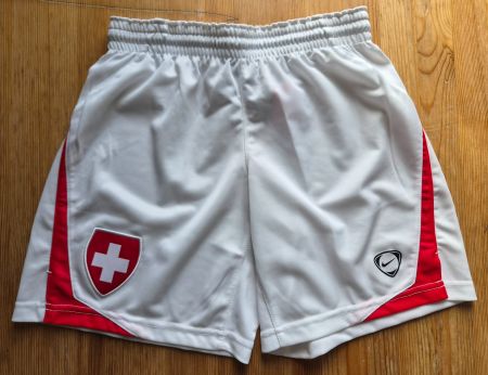 Schweiz Hosen Shorts Nike Gr. 140-152 Kinder Nati Fussball