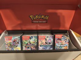 4 Box Pokémon TCG Confezioni Buste Espansione Nuovi SEALED!!