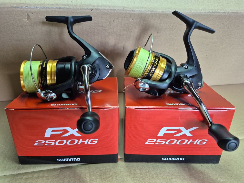 2x SHIMANO FX 2500HG mit Schnur (Neu und originalverpackt) in Bigenthal ...