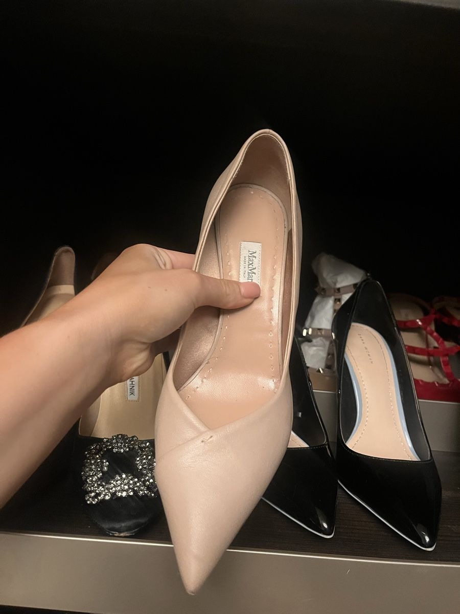 Max Mara Scarpe da donna: MaxMara Pumps nude Leder gr. 38,5 – Nuovo (secondo la descrizione) da Zürich venduto da oon_nns5