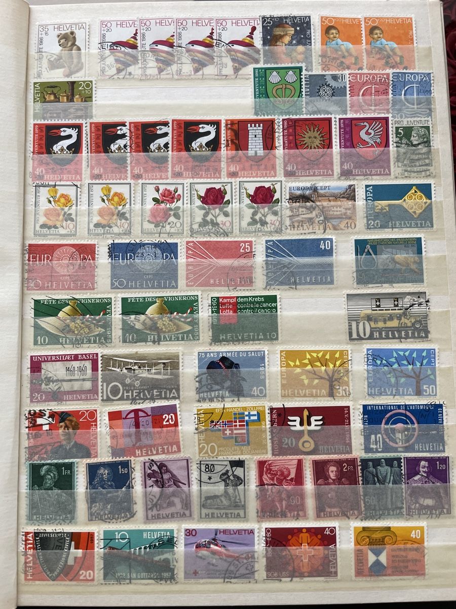 Tutti i francobolli: Album CH Briefmarke PJ PP usw.. – Usato da Muri AG venduto da Briefmarke-Schweiz