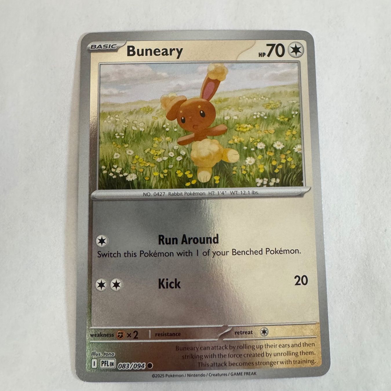Pokémon Carte collezionabili: Pokémon PFL - Buneary - 50 / 94 - ENG – Nuovo (secondo la descrizione) da Staad SG venduto da miaCards