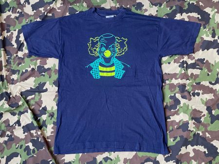 Vintage Y2K T-Shirt Clown Guggenmusik double Print Sz M