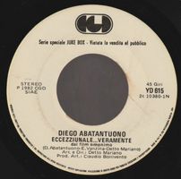 7 " ABATANTUONO DIEGO / CLAUDIA MORI ECCEZIONALE … VERAMENTE