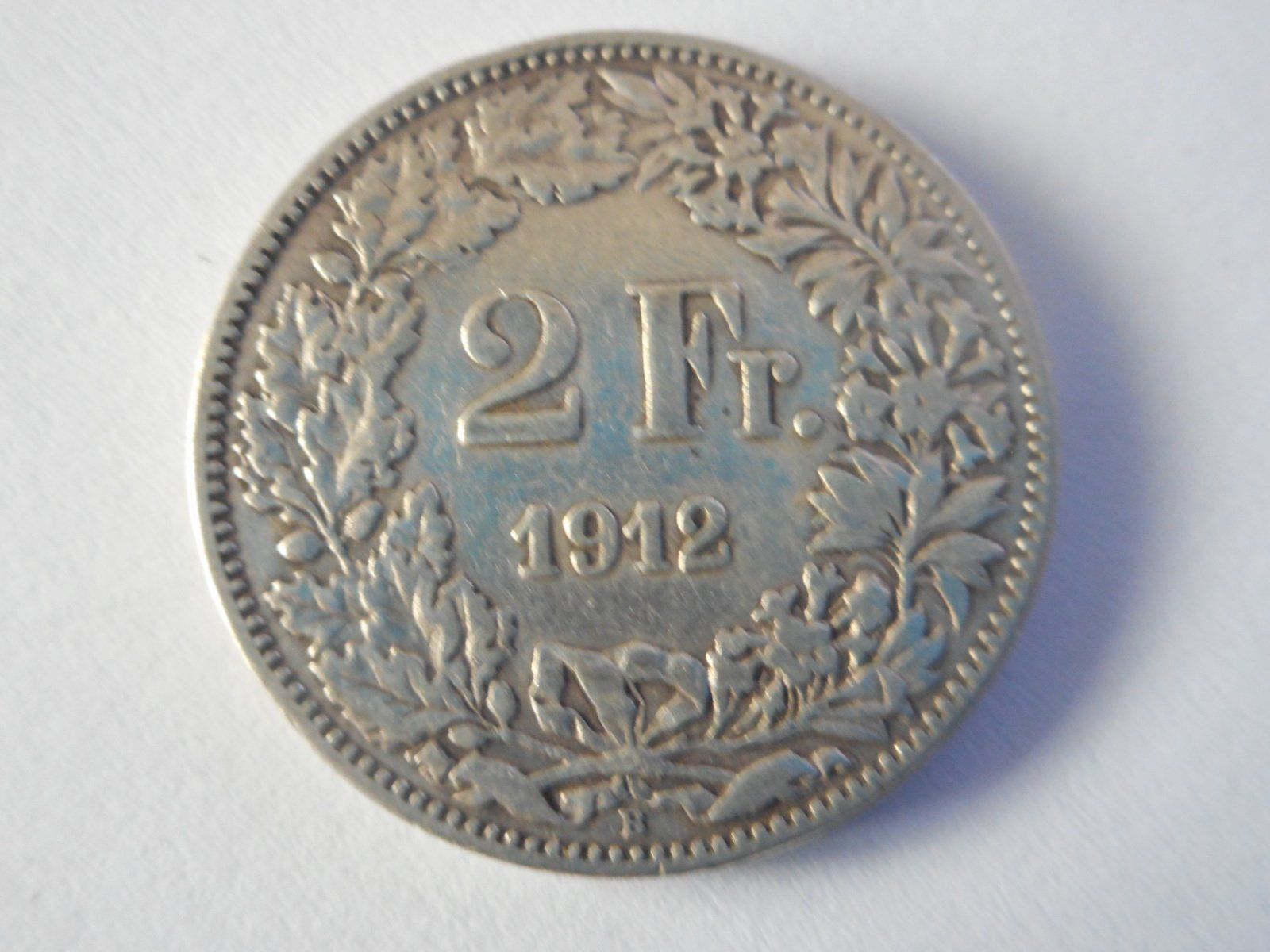 Toutes les monnaies: 2 Fr. 1912 silber  rar – D'occasion à Kriegstetten par pizlad2010