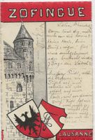 Studentica,Zofingue,Lausanne,1907,RAR