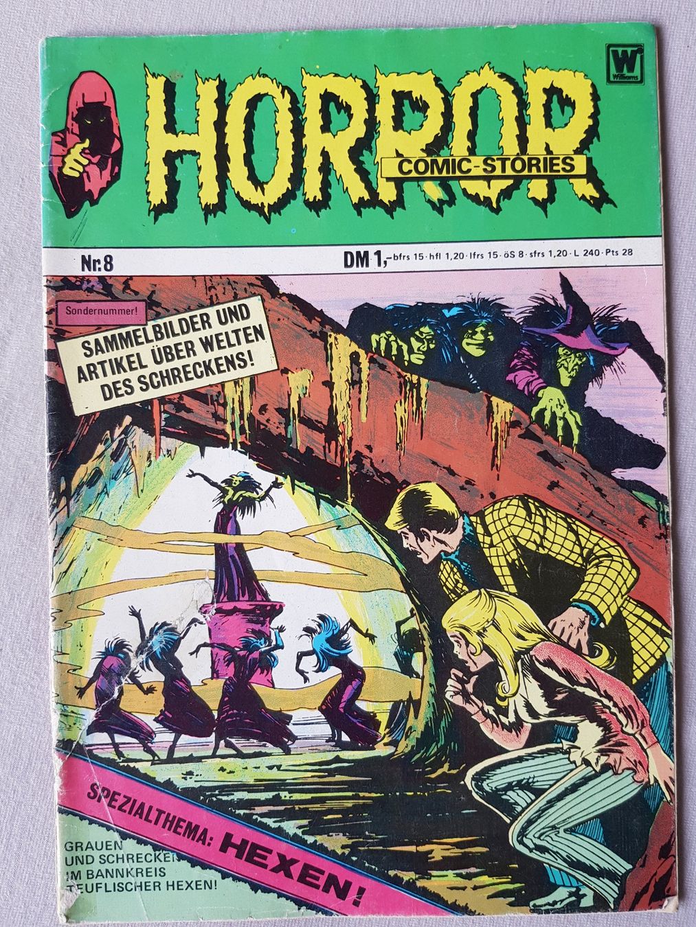 Fumetti: HORROR / DC HORROR - Willams Verlag Heft Nr. 08 - 1973 – Usato da thun venduto da lucky_manxy