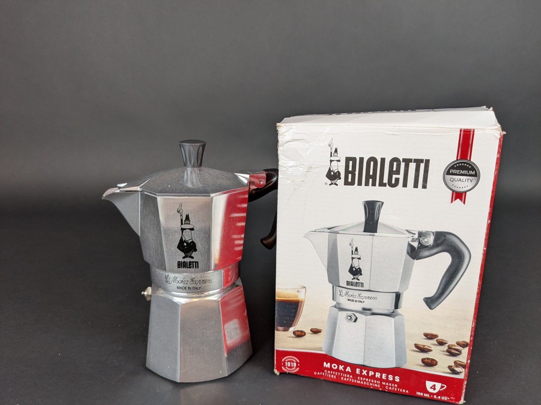 Bialetti Macchine per caffè & Macchine per espresso: BIALETTI Moka Express – Nuovo (secondo la descrizione) da Thun venduto da Restwert_Thun