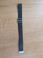 Elastic NATO watch strap 22mm - green red stripe 