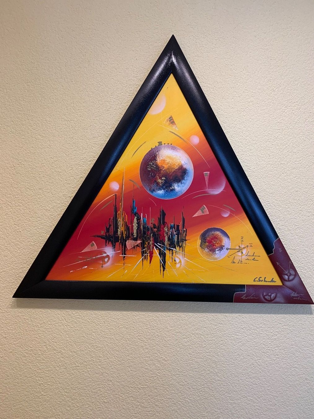 Tableaux: Claus Schenk Gemälde Metropolis – D'occasion à Gipf-Oberfrick par Buesi07