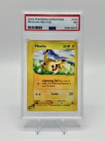 Pokémon Pikachu Reverse Foil Expedition 124/165 PSA 7
