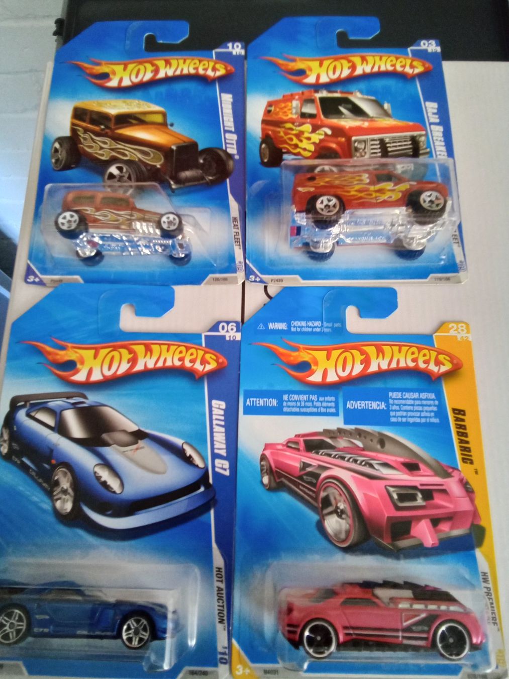 Hot Wheels Modellautos: Hot Wheels Autos, 4er Set, verschiedene Modelle, neu! – Neu und originalverpackt aus Klingnau von Wild71