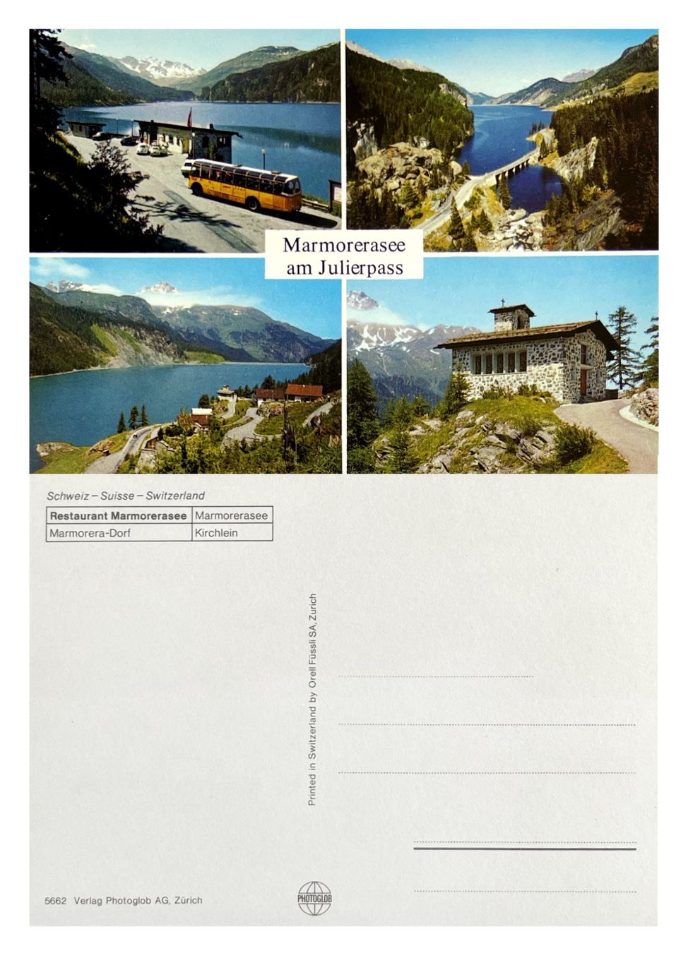 Cartoline postali: Marmorera Surses Oberhalbstein Postauto Saurer 3DUX – Nuovo (secondo la descrizione) da Bern venduto da AWiBe