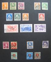 SDN (D III)  1922 - 1925 auf Sammelblatt gestempelt