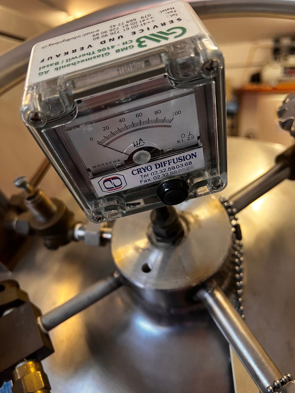 Accessori da laboratorio: Cryo Diffusion RBP 200 VLR flüssig Stickstofftank – Usato da Niederdorf venduto da LeptonAG_Labor 4
