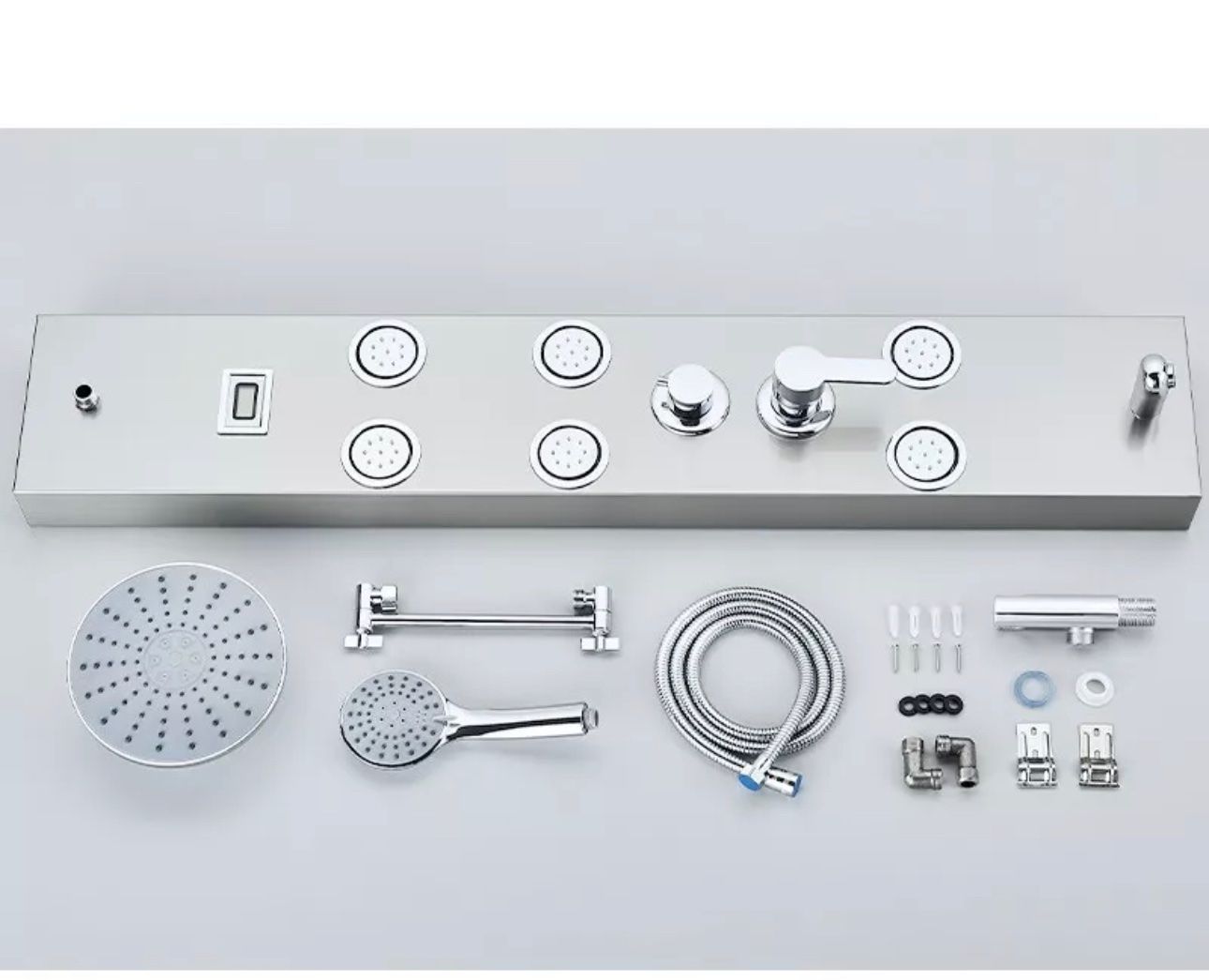 Docce: + Edelstahl Duschpaneel Duschset Regendusche Duschsäule – Nuovo e nell'imballaggio originale da Amriswil venduto da JaJa-Express 5