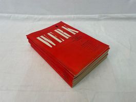 Architekturzeitschrift WERK 1954 11 Hefte vintage Magazine