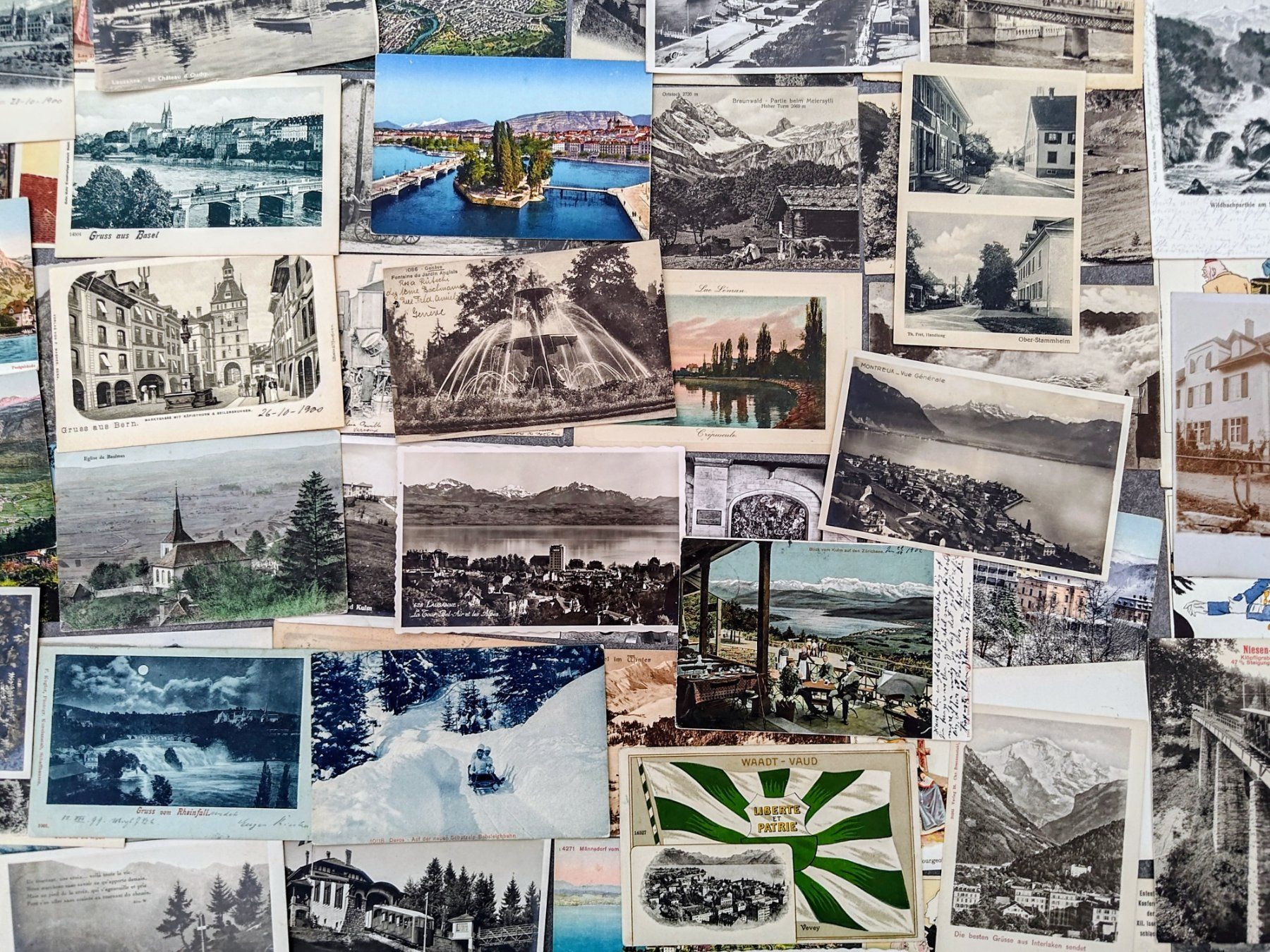 Cartoline postali: +++158 URALTE CH-ANSICHTSKARTEN-SAMMLUNG GANZE CH+++ AB 1.- – Usato da Zürich venduto da Sespitreres 6