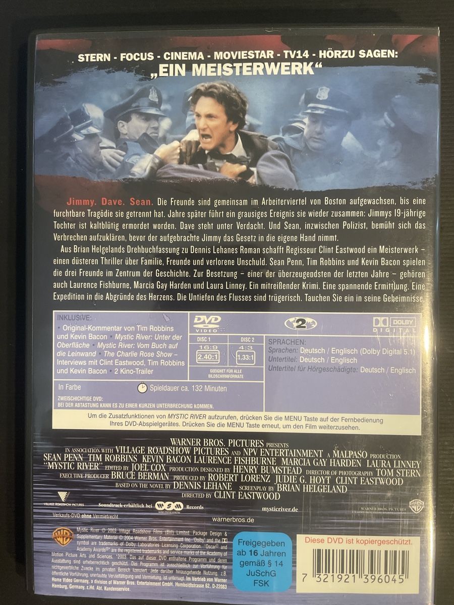 Tutti i DVDs: Mystic River, mit 2 Oscars – Usato da Winterthur venduto da machmaschine 1