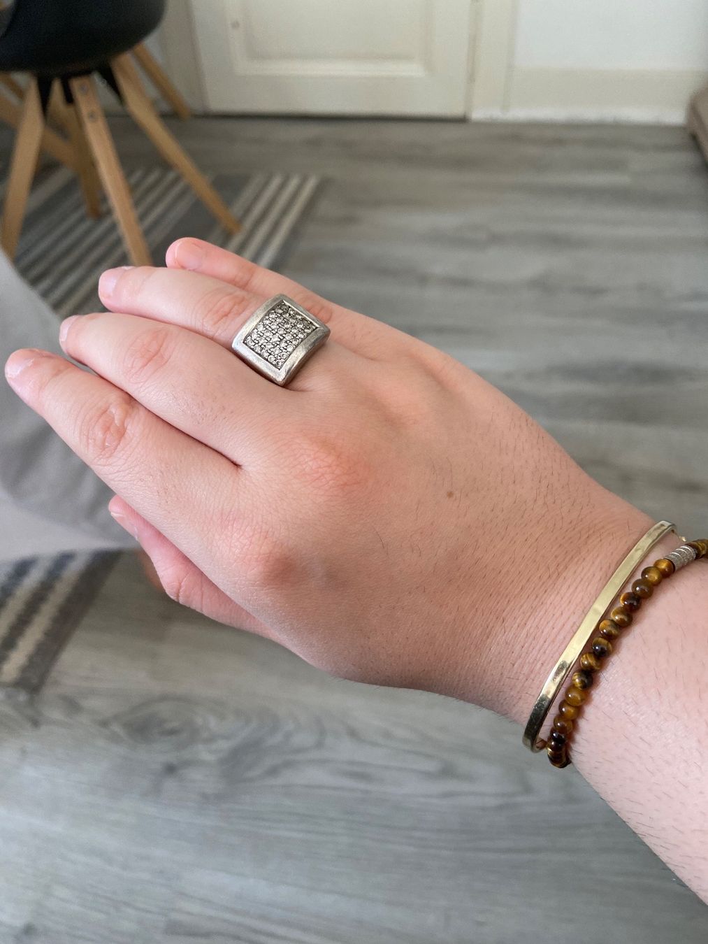 Bagues: Bague en argent taille 55 – D'occasion à Montreux par Perledor 1