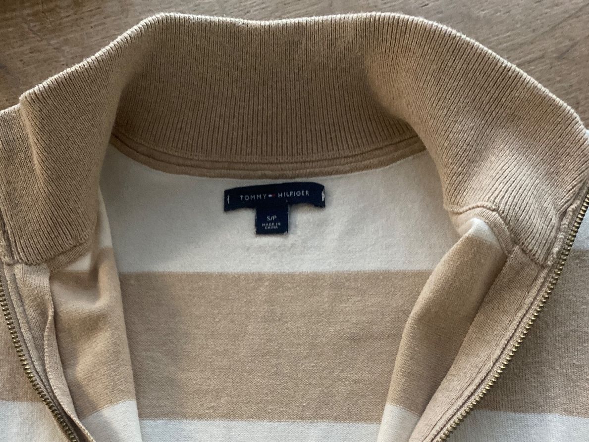 Tommy Hilfiger Giacche: TH TOMMY HILFIGER JACKE/Jäckli/Pullover Gr.S mocca/weiss – Usato da Frauenfeld venduto da Boldi46 3