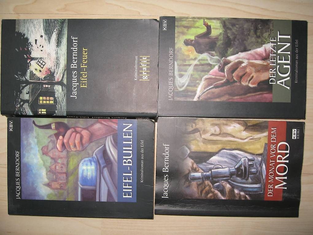 Libri: 4 x Thriller Jacques Berndorf – Usato da Zürich venduto da Biker612