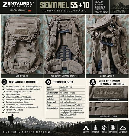 Zentauron Sentinel 55 + 10 Liter