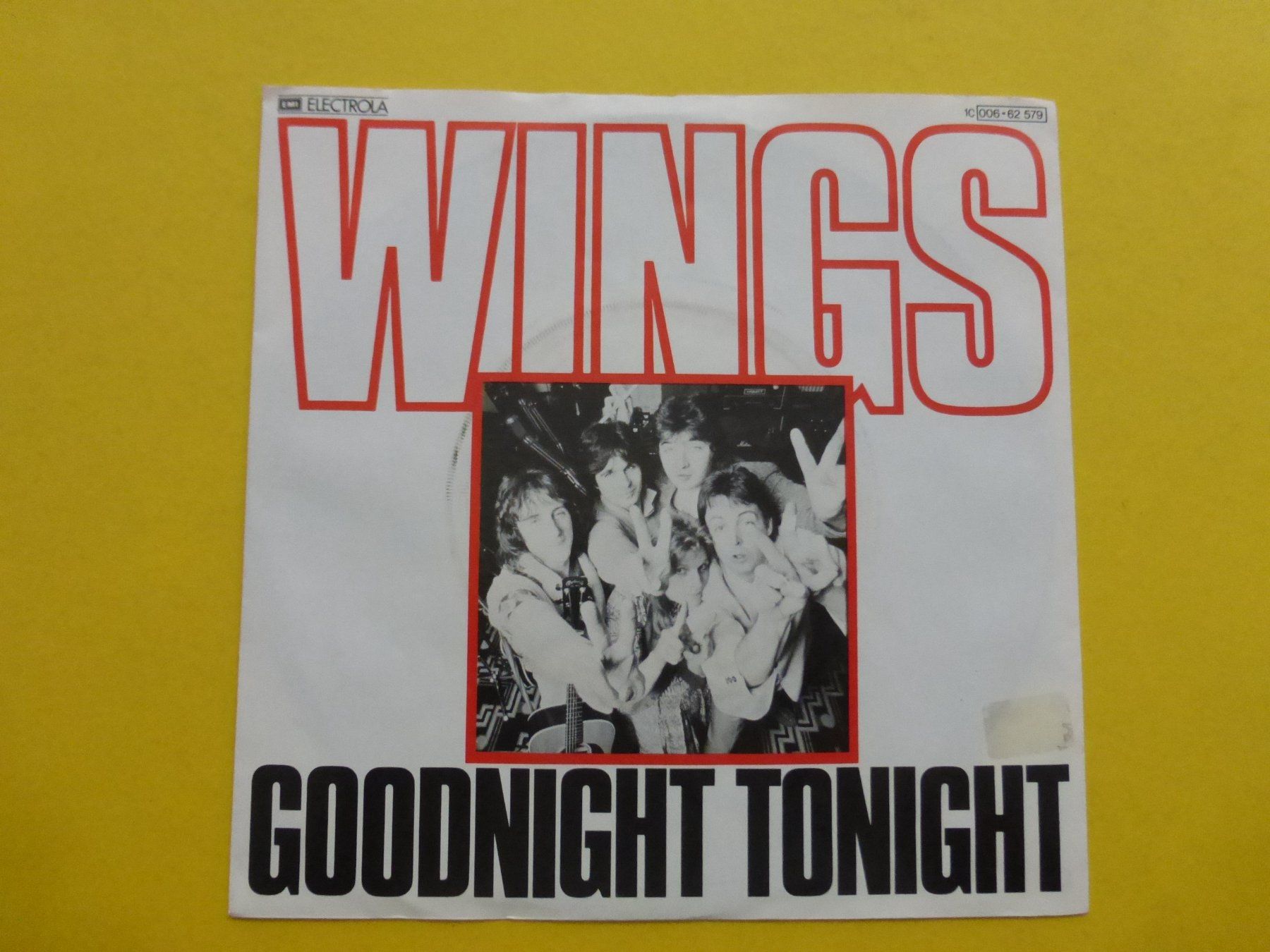 Dischi in vinile: Wings – Goodnight Tonight – Usato da Zürich venduto da Swiss57 1