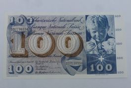 ++ 100.- Franken 7. März 1973 ungefalten