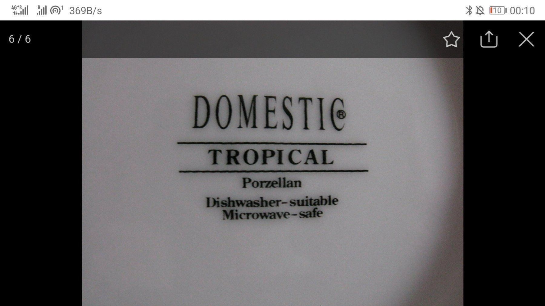Tassen: Kaffe set 18 teilige Domestic Tropical – Gebraucht aus Winterthur von Andi1933 2