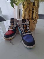 Baskets Jordan 1 Mid Multicolore Taille 38 bon état