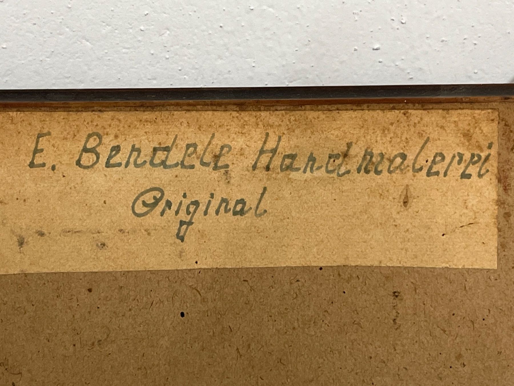 Dipinti: E. Bendele Handmalerei Original Gemälde – Usato da Basel venduto da PAUL_ART 6