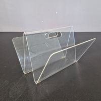 Plexiglas Acryl Magazin Rack Zeitungshalter Zeitungsständer