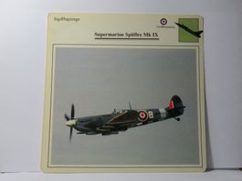 Flugzeug  ,  Supermarine Spitfire MK IX