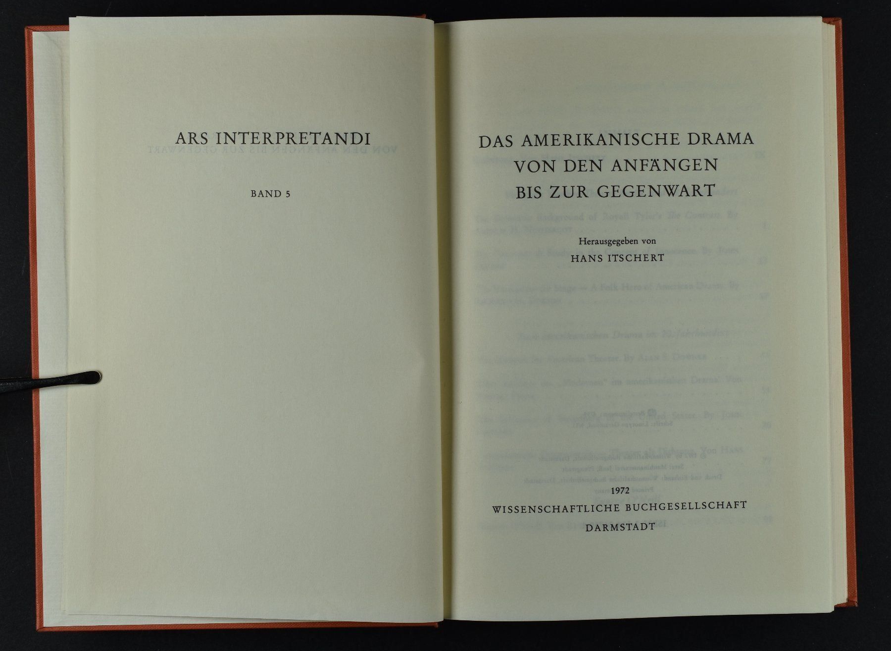 Libri: DAS AMERIKANISCHE DRAMA, 1972 – Usato da Wetzikon ZH venduto da 2ndandvintage 1
