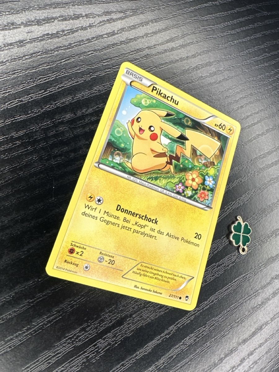 Pokémon Carte collezionabili: Pikachu 27/111 non holo NM – Usato da Uster venduto da Neonschwarz 1