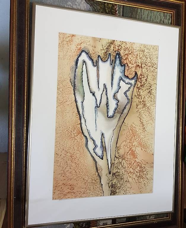 Poster & Bilder: Seidenbemaltes Echt Bild – Gebraucht aus Kehrsiten von Mchopard