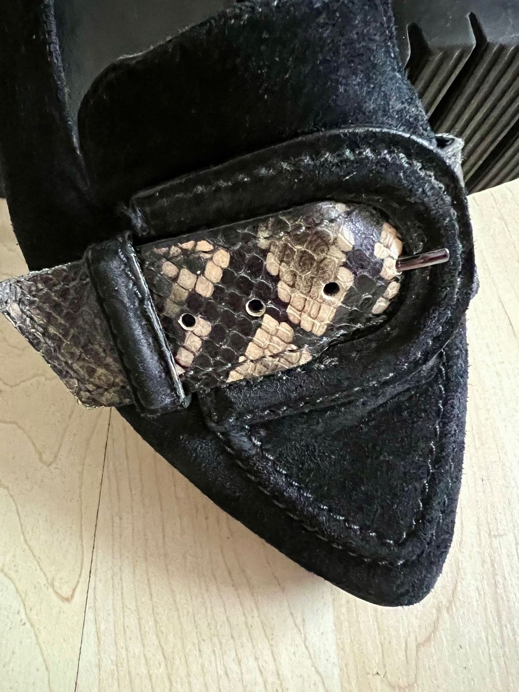 Kennel + Schmenger Damenschuhe: Kennel & Schmenger Slipper 39.5 schwarz Python 🖤🐍 – Gebraucht aus Hägendorf von Gattonella 4