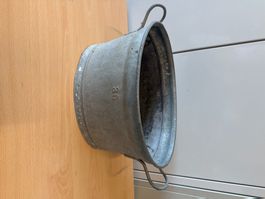 Zinkwanne oval mit Henkeln Grösse 36 gebrauchter Zustand