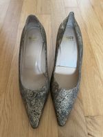 Elegante Mosco Damenschuhe, Gr. 38, Gold, Occasion