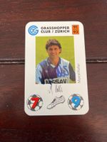 GC GCZ Grasshoppers Zürich Vintage Autogrammkarte Koller
