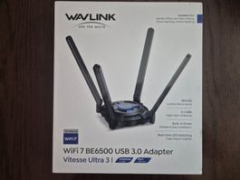 WAVLINK WiFi 7 BE6500 Tri-Band USB 3.0 WLAN Adapter