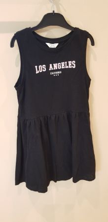 Sommerkleid schwarz "Los Angeles", Gr. 140
