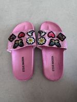Steve Madden Slides Rosa Glitzer Grösse 34 guter Zustand